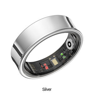 Anneau intelligent étanche 2025 pour hommes et femmes, moniteur de sommeil, tracker de fitness, en acier inoxydable, anneaux intelligents pour hommes - Product Image 1