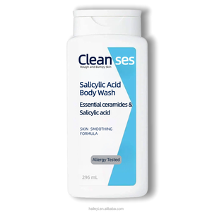 SA Gel de Ducha Exfoliante con Ácido Salicílico y Ceramida para Acné en la Espalda, Piel Áspera y Irregular, Suavizante, Cuidado Diario Suave 296ml - Product Image 1