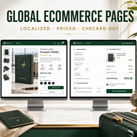 Développement de site Web multilingue intelligent pour le commerce international Shopify, compatible Web et mobile, avec localisation linguistique