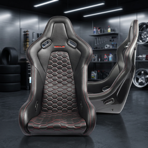Asiento de Carreras Completo Personalizable FTM-PU de SSCUS, Fabricado en FRP y PU, con Cuero PU y Carcasa de FRP, el Mejor Rendimiento Ergonómico - Product Image 1
