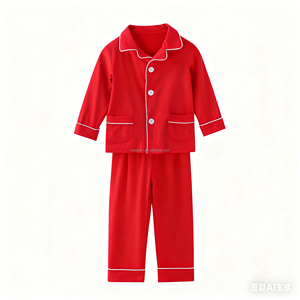 Vêtements pour garçons en bas âge, printemps, enfants, 2 pièces, pyjama en bambou, pyjama pour enfants, tenues assorties pour la famille, pyjama pour papa et bébé - Product Image 2