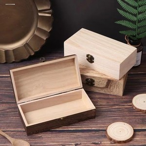Wooden storage <b>box</b>, <b>gift</b> <b>box</b>, jewelry storage <b>box</b>, <b>large</b> capacity wooden jewelry necklace and ring storage <b>box</b> - Product Image 4