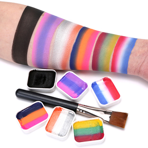 Vente en gros ensemble professionnel de peinture <span class=keywords><strong>gouache</strong></span> arc-en-ciel 12 couleurs enfants corps et <span class=keywords><strong>peau</strong></span> Art maquillage peinture faciale pour enfants - Product Image 3