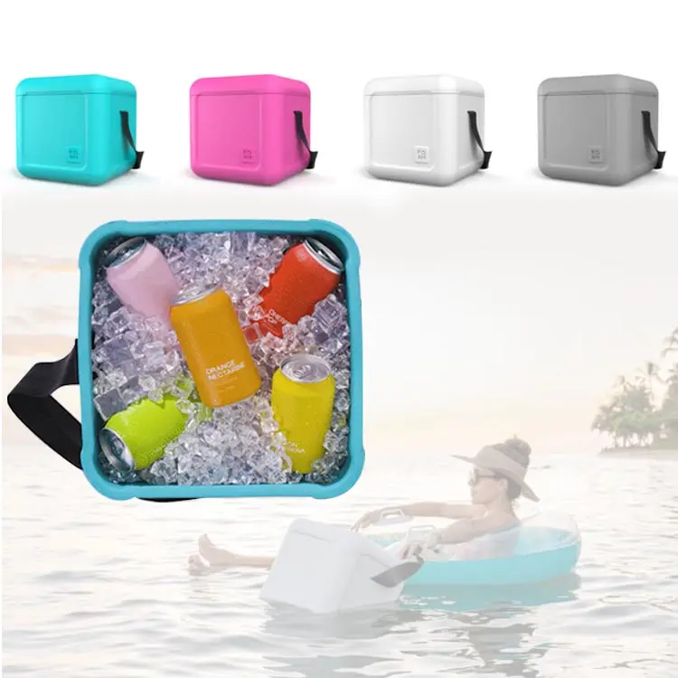 Su üzerinde yüzer açık yumuşak taraflı piknik kutusu soğutucular çanta buz araba bira şarap eva köpük içecek taşınabilir coolerbag saklama kutuları kovaları