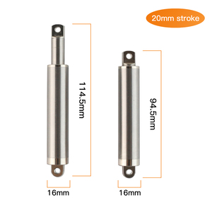 Actionneur linéaire télescopique 20mm 200N Mini actionneurs électriques 12V 3 mm/s à faible bruit pour équipement médical - Product Image 1