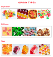 Machine semi-automatique de fabrication de petits bonbons gélifiés gelée gommeux caramel bonbon sucette dure