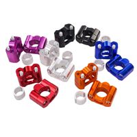 Kit Klem Pengangkat Stang Motor CNC Aluminium ProTaper Universal 22mm 28mm untuk Skuter Motor Trail Suku Cadang Modifikasi
