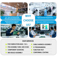 Service clé en main de contrôleurs industriels personnalisés PCBA, assemblage de circuits imprimés OEM, composants SMT DIP, approvisionnement en Chine, cuivre sur mesure