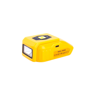 <span class=keywords><strong>Chargeur</strong></span> pour <span class=keywords><strong>batterie</strong></span> De walt <span class=keywords><strong>18V</strong></span> 20V avec sortie PD2.0 33W, pour adaptateur de <span class=keywords><strong>batterie</strong></span> DCB203 DCB204 DCB205 DCB206, avec lumière LED - Product Image 1