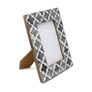 Cadre photo indien fait à la main décoration murale os et bois Design pour intérieurs résine métal fer matériel - Product Image 5