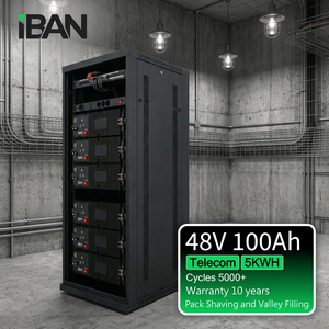 Batterie au lithium-ion Lifepo4 intelligente à cycle profond 48v 100ah 6000, personnalisée en usine pour le stockage d'énergie - Product Image 1