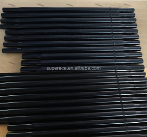 Tirante Regolabile in Alluminio Nero con Raggio Sfalsato 1", 1/8", 3/4" OD per Sprint Car, Tirante Zigrinato per Hot Rod con Filettatura Micro 5/8", 7/16" - Product Image 2