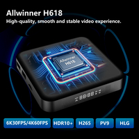 Boîtier TV Android Elebao X8 PLUS H618 4K 4GB 64GB WiFi BT 5.0 Android 12, décodeur TV intelligent Android