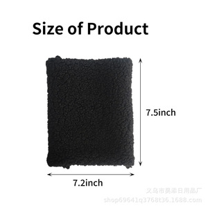 Haotian – couvre-repose-pieds pour fauteuil roulant, noir, 2 pièces, tapis de protection antidérapants pour fauteuil roulant manuel pour personnes âgées - Product Image 3
