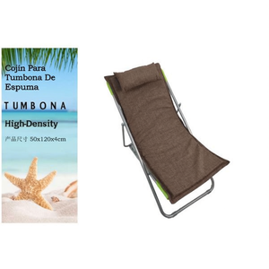 TUMBONA de Alta Densidad 50*120*4CM-7, Colchoneta de Playa, Cojines y Almohada Cómodos - Product Image 2