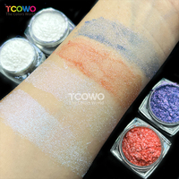 Pigment nacré de qualité cosmétique de la série Chameleon, poudre de mica en verre borosilicate pour fard à paupières, visage et gloss à lèvres