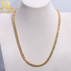 Fashionable and Minimalist Design 18K Gold-plated 5mm Twisted <b>Rope</b> Keel Chain Men's and Women's Necklaces Cuban Necklace - Product Image 6