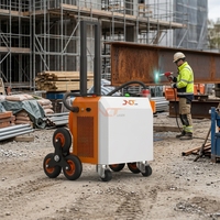 Machine de nettoyage laser à fibre pulsée refroidie par air JNCT 500W pour l'élimination de la rouille, de la peinture et de l'huile sur l'acier inoxydable et la pierre, avec contrôle automatique avancé