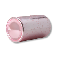 Vente en gros de bouteilles de parfum Service OEM Bouteilles en verre rondes rechargeables avec goutte d'eau Bouteille de parfum rose de 100ml