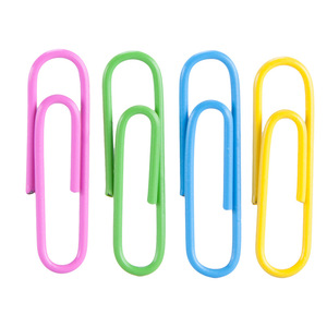 Comix Round Paper <b>Clips</b> 29mm Mixed Colors 120 Pcs Office Supplies - Product Image 5