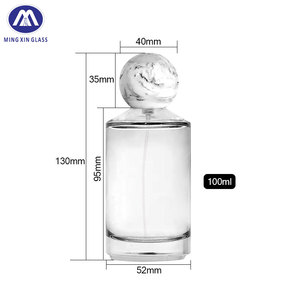 Cao cấp 100ml Vòng Hổ Phách rỗng chai nước hoa thủy tinh phun bán buôn - Product Image 6