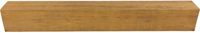 Poutre de plafond en faux bois rustique Ekena Millwork 5 1/2" L x 5 1/2" H x 96" L, 3 côtés (profil en U), couleur caramel chaud