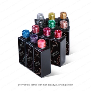JTING Popular Design Platinum Disco Colors Liner Gel <b>Nail</b> Art <b>Set</b> Collection OEM Custom Liner Gel Polish Box - Product Image 5