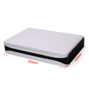 AK-NW-28 Black <b>Plastic</b> Electronics <b>Enclosure</b> for Remote Control and Network Devices As STB/TVB Case and Wifi Router Housing - Product Image 1