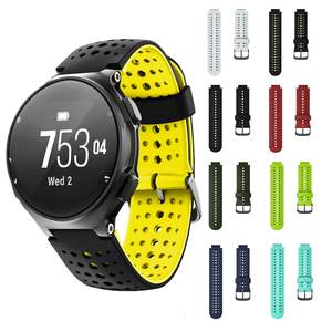 Correa de Repuesto de Silicona de 20 mm con Hebilla de Pin para Reloj Garmin Forerunner Serie 220/230/235/620/630 - Product Image 1