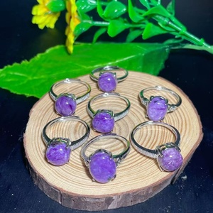 Großhandel Natürlicher Edelstein Reiki Gemischtes Material Verstellbarer Kristallring Heilender Schmuck Handwerk zur Dekoration - Product Image 6