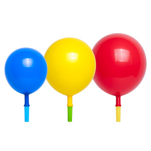 Globo recargable para entrenamiento de la capacidad pulmonar, ejercicio para adultos, niños, ancianos, respiración abdominal, bola de Tpu multicolor de 1 pulgada - Product Image 1