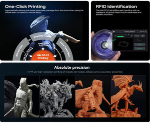 Impresora 3D Creality Halot X1 con Pantalla de 16K de Resolución, LCD de Alta Velocidad, Detalles Exquisitos Automáticos, Compatible con Material PETG, Nueva, 1 Año de Garantía - Product Image 4