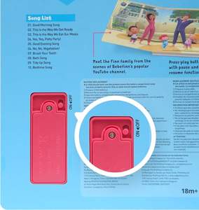 Livre musical personnalisé pour enfants : chantez avec les boutons sonores des comptes-rendus - Product Image 4