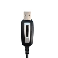 Cable de Datos USB para Walkie Talkie W13-M de 1m, Metálico, TPE, con Chip de Alta Compatibilidad para Radio Bidireccional Motorola, Conector M