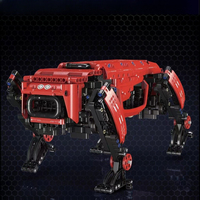 Mould King 15067S nuevo Robot RC técnico motorizado Boston Dynamics AlphaDog modelo DIY juguetes para niños juegos de bloques de construcción
