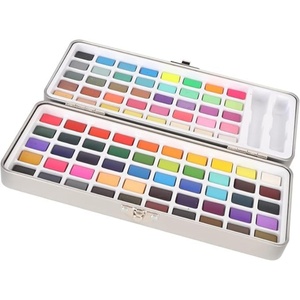 Juego de Pinturas de Acuarela Sólidas Profesionales de 50/72/90/100 Colores - Product Image 1