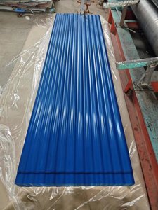 Tôle de toiture en acier galvanisé prélaqué ondulé de 0,32 mm, revêtement couleur <span class=keywords><strong>IBR</strong></span> Chromadek 1 pour la construction, découpe BIS - Product Image 3