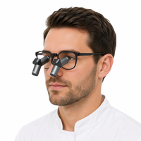 Binocular Dental Medical Surgical Loupe TTL Ergo 3.5x 4.5X 5.5x 6.5x Binocular Magnifying Glasses Metal Frame for Dentistry