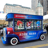 Retro Restauratie Auto Food Kar Outdoor Mobiele Food Truck Straat Keuken Catering Truck Aanhangwagen Voedsel Verkoopwagen