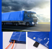 Bâche imperméable blanche de bâche résistante à la chaleur à hautes températures de PVC avec la grande couverture noire imperméable résistante