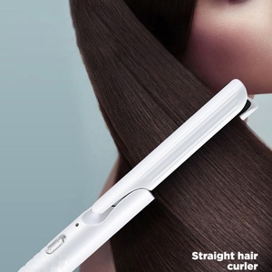 Mini Plancha de Pelo Profesional Eléctrica 2 en 1, Cepillo Alisador y Rizador de Pelo - Product Image 3
