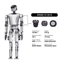 Actionneur rotatif robotique sans balais ZBDynamiX à haute vitesse 50 tr/min et couple élevé pour poignet et cheville de robot humanoïde Unitree OEM
