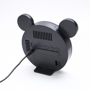 Sveglia digitale a LED grande schermo orologio da parete decorazione per la casa sonnecchia tavolo elettronico per bambini portatile smart cartoon - Product Image 5