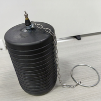 Boule de test gonflable de 150 mm (6 pouces) pour tuyaux, pour tester les drains, les siphons de sol, les courbures de placards et les aérations de toit