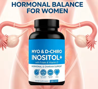 120 Comprimés de supplément d'inositol végétalien |   Myo D-Chiro Inositol avec Folate et Vitamine D pour l'équilibre hormonal féminin