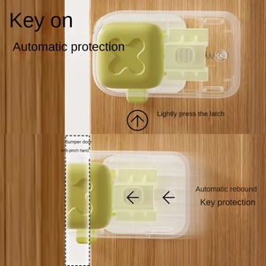 Bloqueur de <span class=keywords><strong>porte</strong></span> en silicone anti-pincement pour bébé - Product Image 4