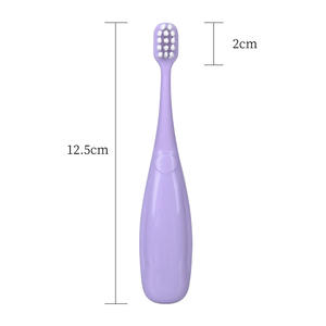 Brosse à dents personnalisable pour enfants, 12,5 cm, poils en nylon doux, pour usage domestique - Product Image 1