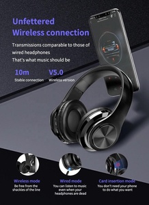 Auriculares Inalámbricos B39 con Micrófono, Auriculares Estéreo Plegables con Orejas de Gato, Auriculares Deportivos para Juegos con TF - Product Image 4