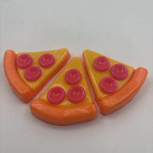 Juguete antiestrés de goma triangular con forma de pizza, de rebote lento, mini, simulación de éxito transfronterizo - Product Image 3