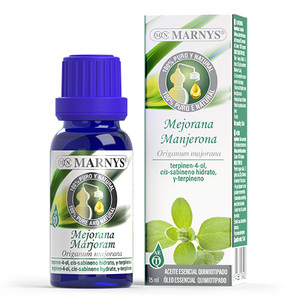 Marnys Olio Essenziale di Maggiorana per Massaggi e Cura della Pelle 15 ml 100% Puro Naturale Biologico per Aromaterapia - Product Image 1